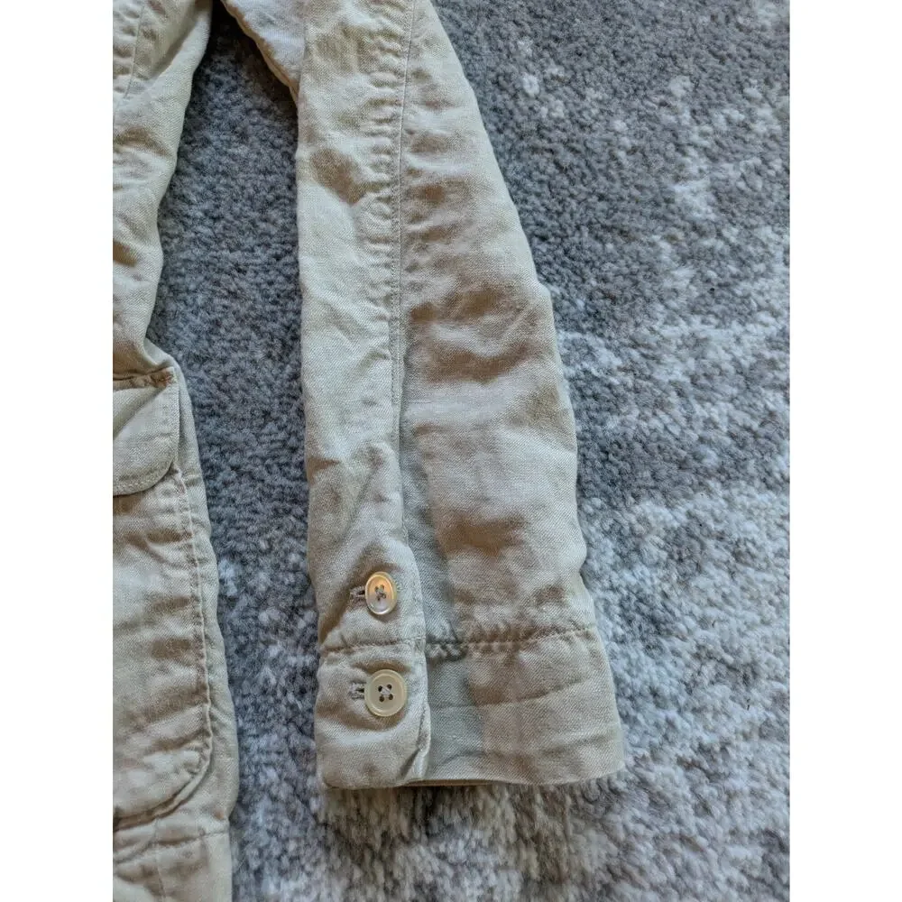 Vintage Ralph Lauren Rugby Women's 100% Linen Blazer Made In Japan - Size 0 RARE - Picture 6 of 16